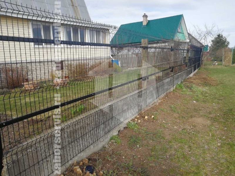 3D забор на ленточном фундаменте 60 метров