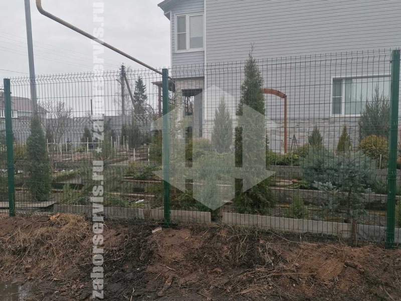 3D заборы для частного дома 150 метров 6мм