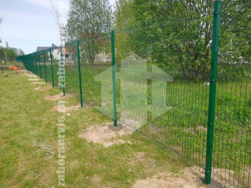 3D заборы для частного дома 10 соток 3,5мм