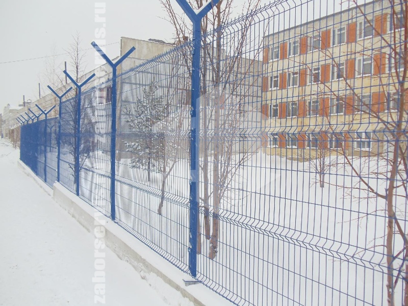 3D забор 180 метров высота 2,5м