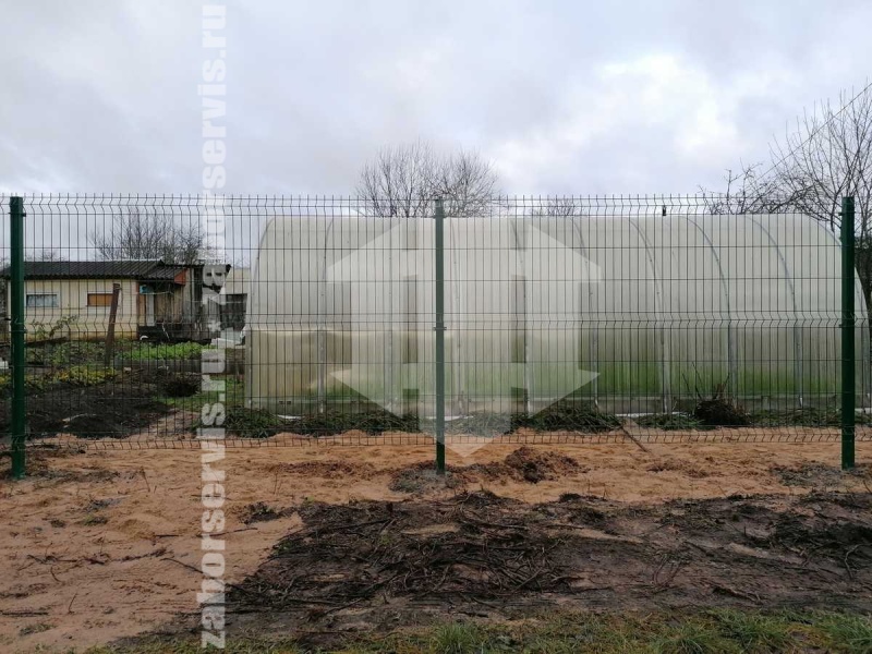 3D забор 140 метров 6мм пример 1 3,5мм