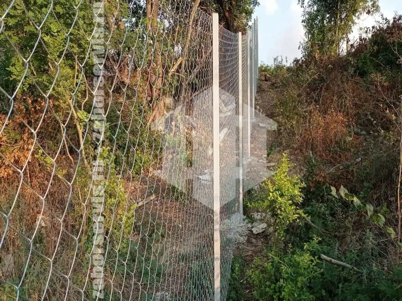 Забор из сетки рабицы с проволокой 185 метров