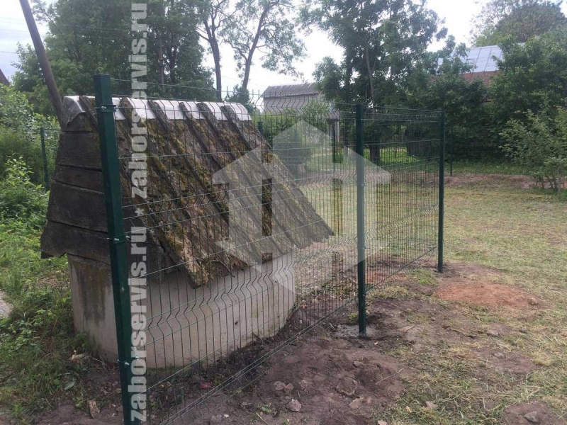 3D забор 155 метров  4мм пример 5мм