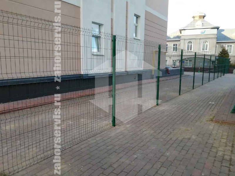 3D забор 110 метров зеленый 4мм