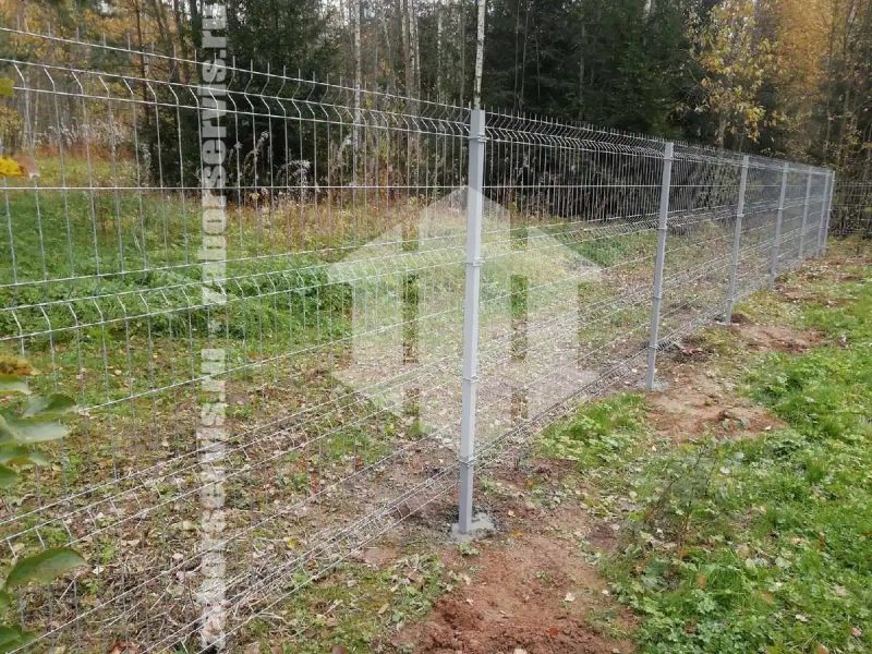 3Д оцинкованный забор 90 метров