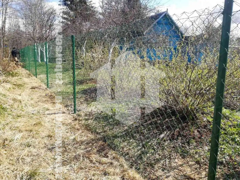 Забор из сетки рабицы с проволокой 84 метров