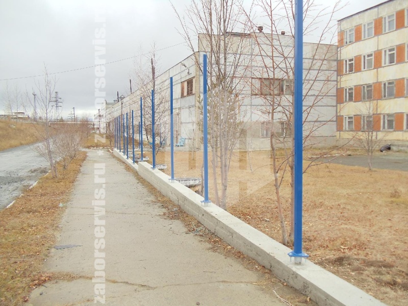 3D забор 180 метров высота 2,5м