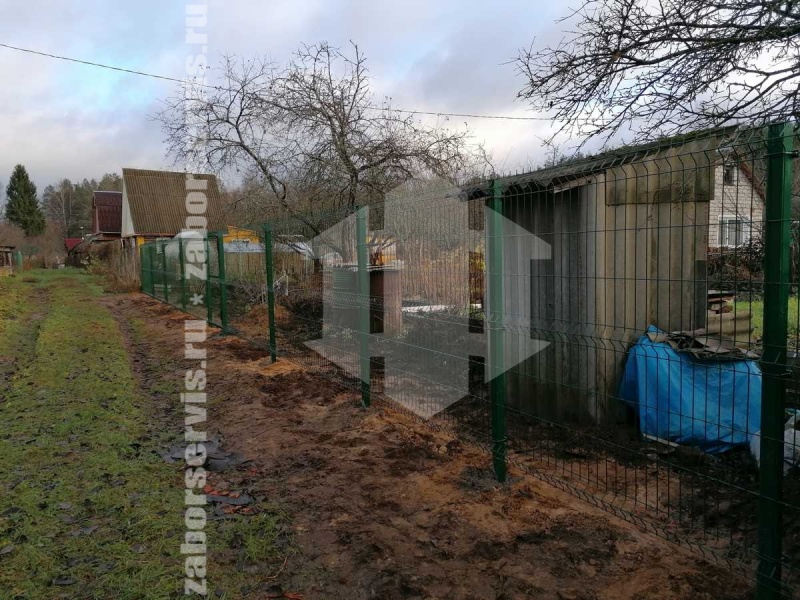 3D забор 140 метров 6мм пример 1 3,5мм