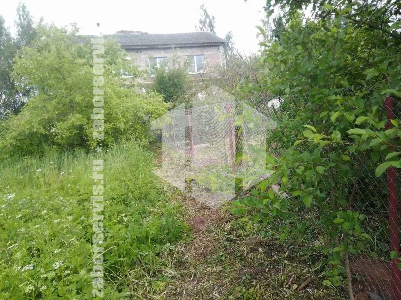 Забор из сетки рабицы с проволокой 91 метр