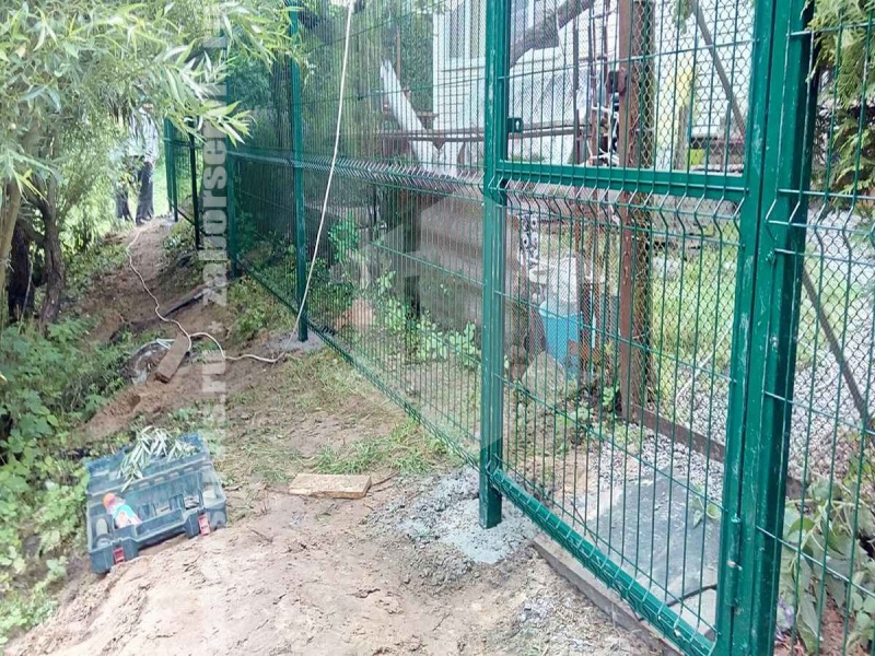 3D забор 98 метров зелёный 5мм