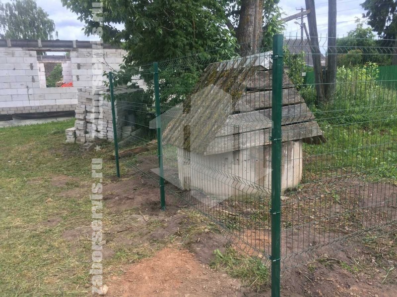 3D забор 155 метров  4мм пример 5мм