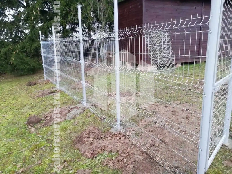 Забор из сетки гиттер 56 метров