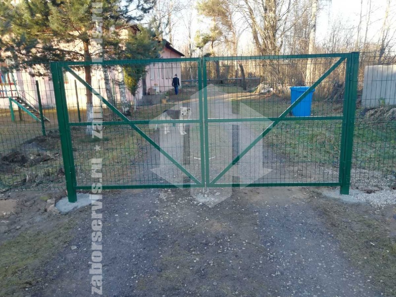 3D забор 98 метров 4мм пример 3 4мм