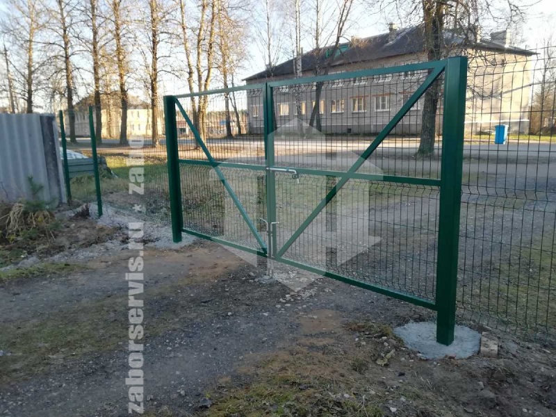 3D забор 98 метров 4мм пример 3 4мм