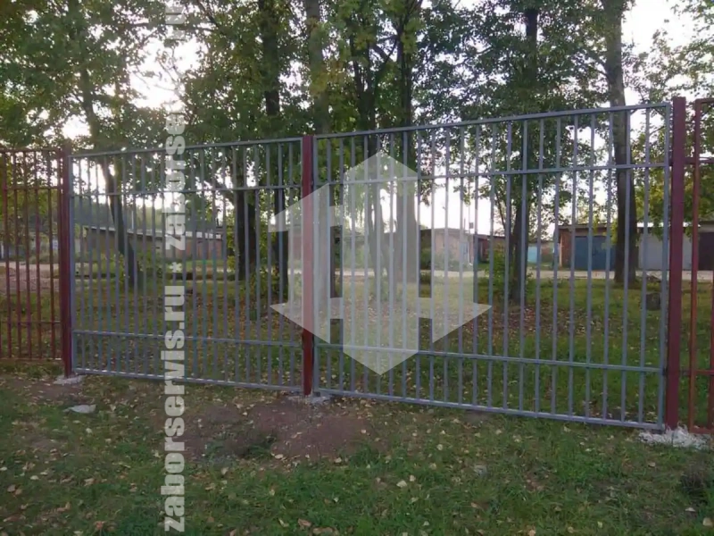 Секционный сварной забор 70 метров