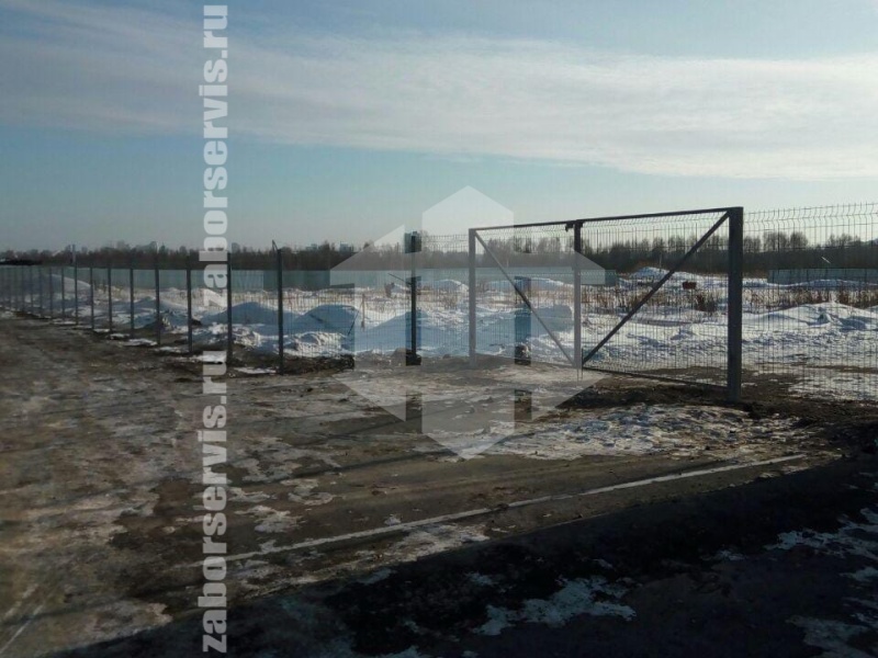 3D забор 150 метров высота 2,2м