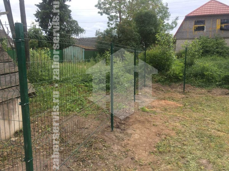 3D забор 155 метров  4мм пример 5мм